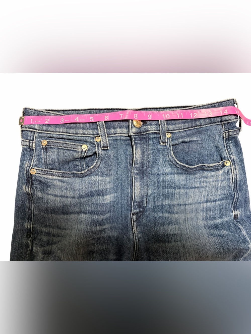 AYR The Bomb Pop High Rise Cropped Straight Leg Jean Size 31 Long/Tall - Picture 6 of 7